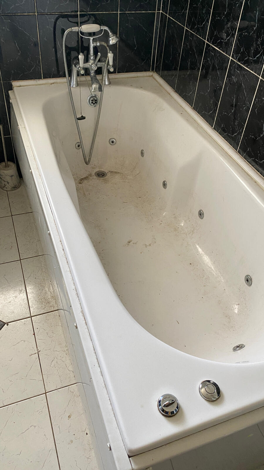 Before - Bath scum in Drinagh home